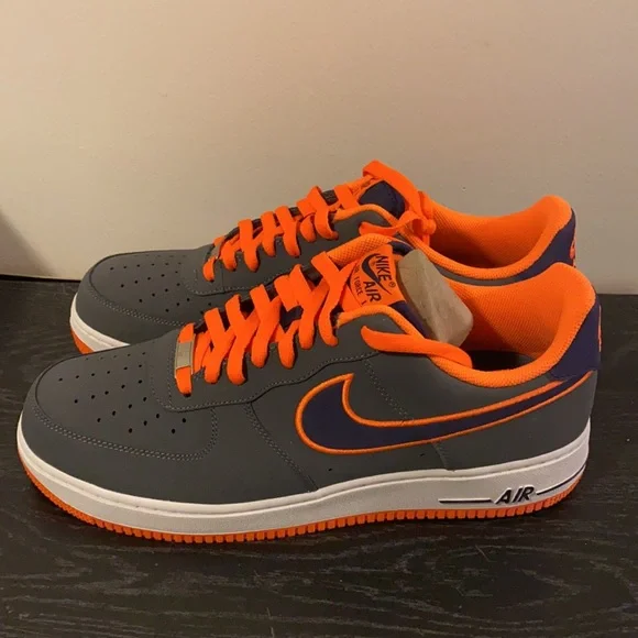 NIKE Air Force 1. 2012 Imperial Purple & Orange. Size 12.